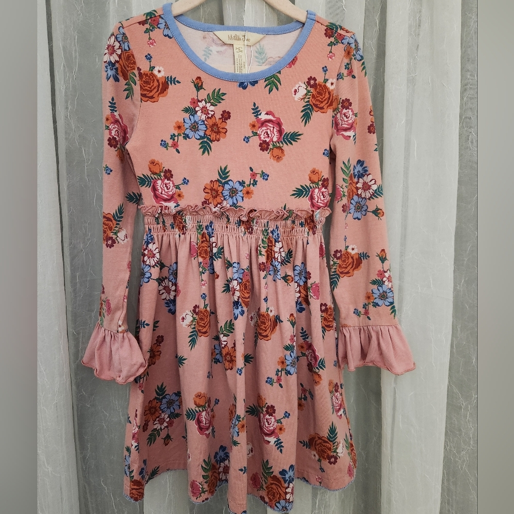 Matilda Jane Pink Floral Dress, Size 4, NWOT - Picture 1 of 4